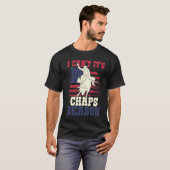 US Flag Bull Riding Chaps Saison T-Shirt (Vorne ganz)