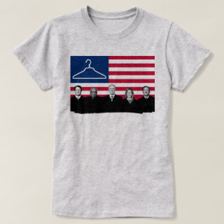 US Flag Coat Hanger SCOTUS T-shirt