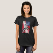 US Flag Dirt Bike Fly Shirt Motocross US Dirt Bik (Vorne ganz)
