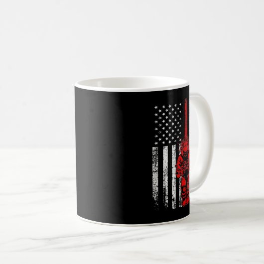 US Flag EOD Tech Kaffeetasse (VorderseiteRechts)
