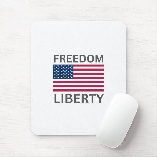 US Flag Freedty™ Mouse Pad Mousepad (Mit Mouse)