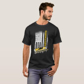 US Flag Harmonica Player T-Shirt (Vorne ganz)