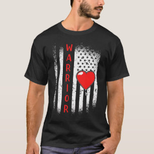 US-Flag-Herzkrankheit-Kämpfer T-Shirt