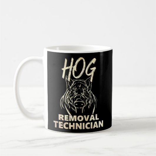 US Flag Hog Removal Technician Boar Junting Wild V Kaffeetasse (Links)