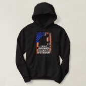 US Flag Im nicht Grumpy im a Veteran 116 Hoodie (Design vorne)