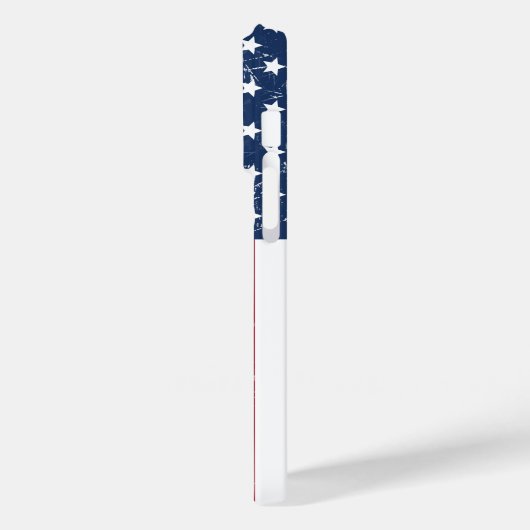US-Flag in Not Case-Mate iPhone Hülle (Rückseite / Links)