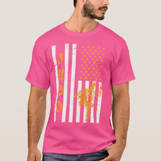Us Flag Judoka Judo T-Shirt