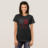 US Flag Knife Collector Patriotic Chef Cook T-Shirt (Vorne ganz)