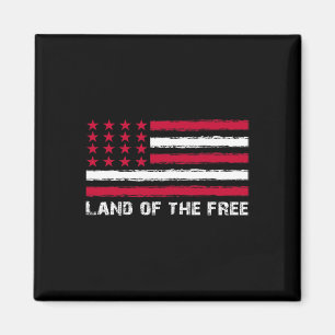 US Flag Land der freien Amerika 4. Juli Männer W Magnet