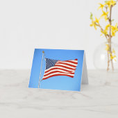 US-Flag-Merkkarte Karte (Gelbe Blume)