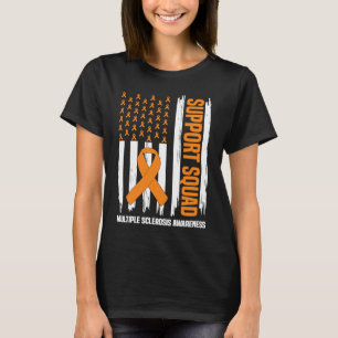 US Flag Multiple Sklerose MS Awareness Support T-Shirt