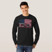 US Flag Patriot Formula Racing Lovers Car Fan T-Shirt (Vorne ganz)