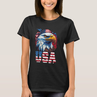 US Flag Patriot USA Eagle, American US Patriotic T-Shirt