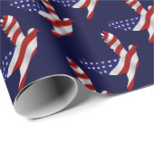 US Flag Peace Dove Geschenkpapier (Rolleneckpunkt)