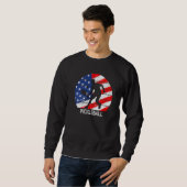 US Flag Pickleball Player Paddleball Lover Men Wom Sweatshirt (Vorne ganz)