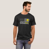 US Flag Pickleball Player Pickle Ball T-Shirt (Vorne ganz)