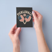 US-Flag-Pickleball-Spieler Flyer (Gruppe)