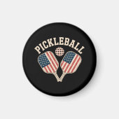 US-Flag-Pickleball-Spieler Magnet (Vorne)