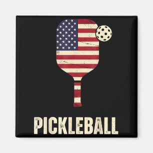 US-Flag-Pickleball-Spieler-Paddleball-Liebhaber Magnet