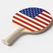 US FLAG Ping Pong Paddle Tischtennis Schläger (Vorderseite)