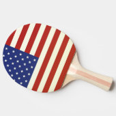 US FLAG Ping Pong Paddle Tischtennis Schläger (Seitenansicht)