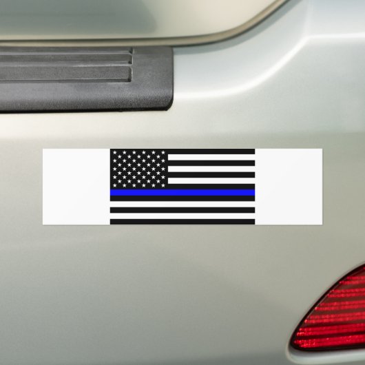 - US Flag Police ThBlue Line Autoaufkleber (Auf Auto)