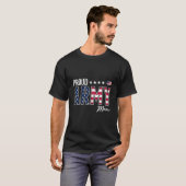 US Flag Proud Army Mama T-Shirt (Vorne ganz)