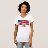 US FLAG & Proud Patriot Text Shirt (Vorne ganz)