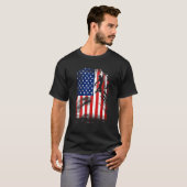 US Flag Rock Climber T-Shirt (Vorne ganz)