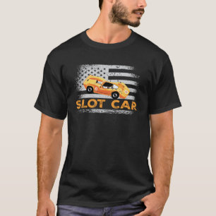 US-Flag-Slot-Car-Rennen T-Shirt