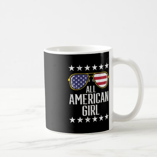 US Flag Sonnenbrille American All Girl Memorial Da Kaffeetasse (Rechts)