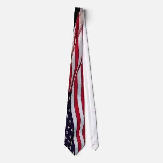 US Flag Stars & Stripes NeckTie Krawatte (Vorderseite)