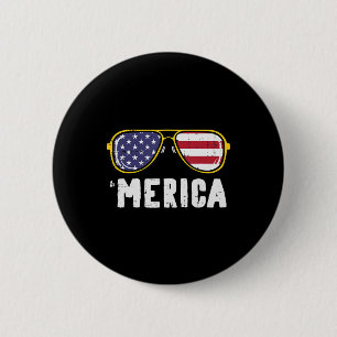 US Flag Sunglass Merica Gedenktag Patriot Men W Button