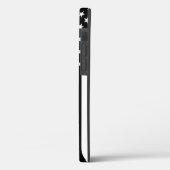 US Flag Thin Red Line Symbolic auf einer Case-Mate iPhone Hülle (Rückseite / Links)