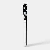 US Flag Thin Red Line Symbolic auf iPhone 15 Hülle (Linke Seite)