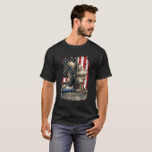 US Flag Veteran danke Military Boot Memorial D T-Shirt (Vorne ganz)