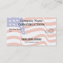 US-Flag-Visitenkarte Visitenkarte