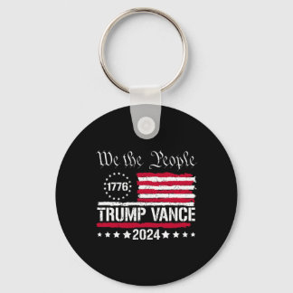 Us Flag We The People Stand With Trump Vance 2025  Schlüsselanhänger