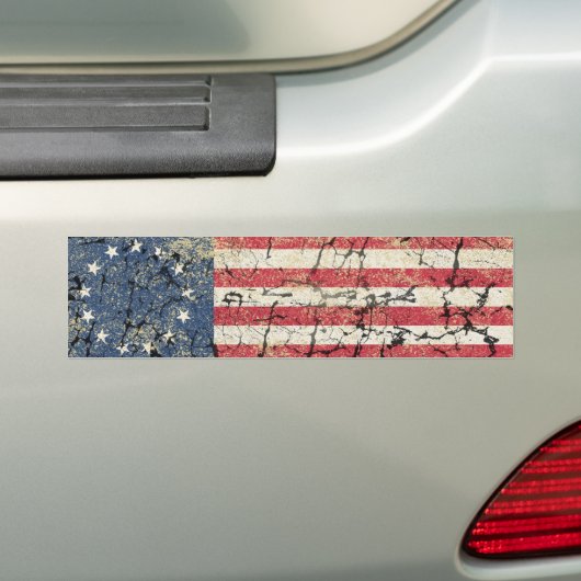 US-Flagge 1776, erschüttert Autoaufkleber (Auf Auto)