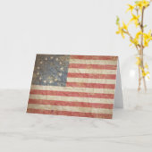 US-Flagge 1776 Karte (Gelbe Blume)