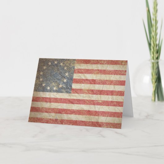 US-Flagge 1776 Karte (Vorderseite)