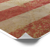 US-Flagge 1776 Poster (Ecke)