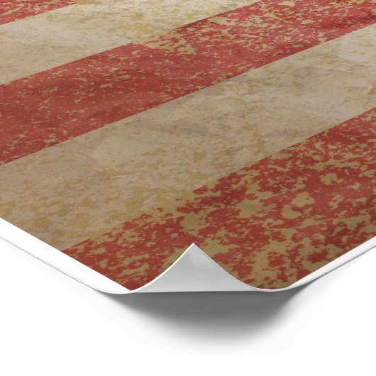 US-Flagge 1776 Poster (Ecke)