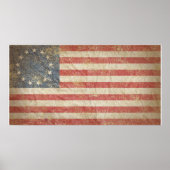 US-Flagge 1776 Poster (Vorne)