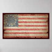 US-Flagge 1776 Poster (Vorne)