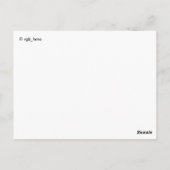 US-Flagge 1776 Postkarte (Rückseite)