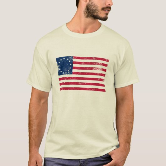 US-Flagge 1776 T-Shirt (Vorderseite)