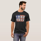 US-Flagge 18436572 Motor für kleinen Block T-Shirt (Vorne ganz)