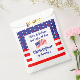 US Flagge 1. Geburtstag Geschenktütchen