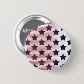 US Flagge 4. Juli Amerika Button (Vorne & Hinten)